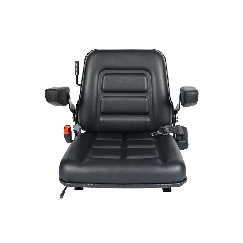 BF1-3AB CE Certified Premium Adjustable Mechnical Suspension Forklift Seat for Electric Forklifts with Weight Adjustment & Armrests