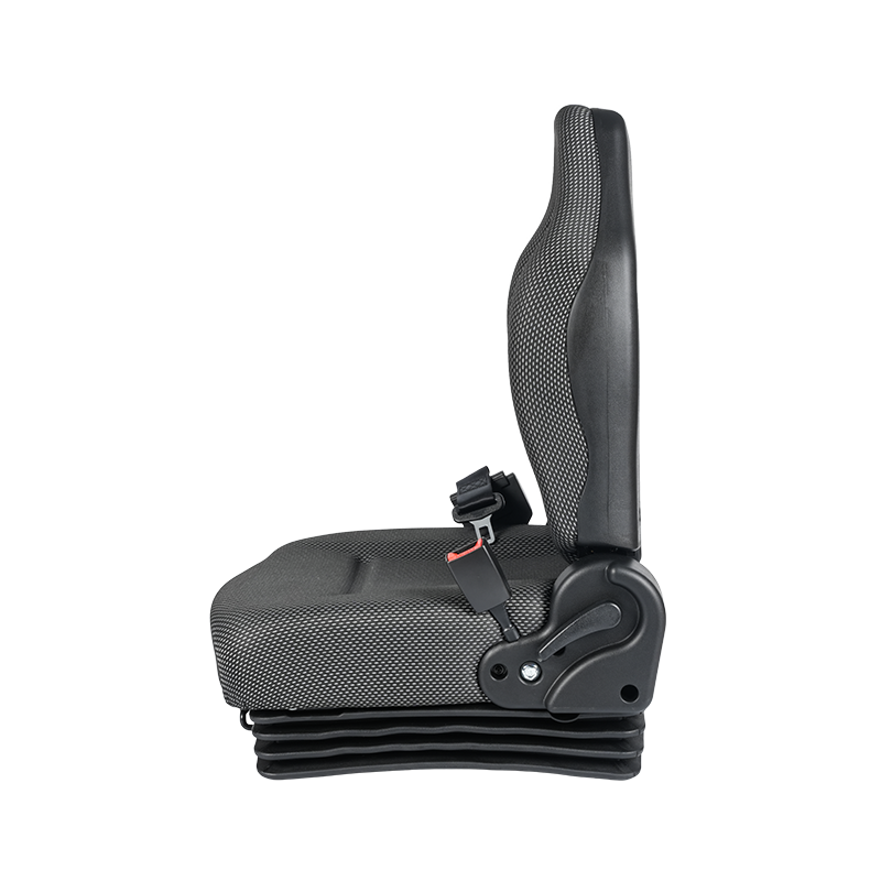 BF6-3 EN13490 IT1 certified reach truck seat with retractable seat belt & shock absorption&OPS switch for lithium battery forklifts Compatible with Hyster,Jungheinrich