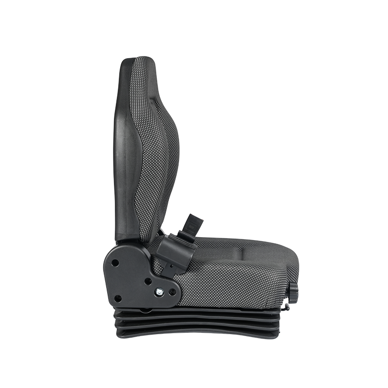 BF6-3 EN13490 IT1 certified reach truck seat with retractable seat belt & shock absorption&OPS switch for lithium battery forklifts Compatible with Hyster,Jungheinrich