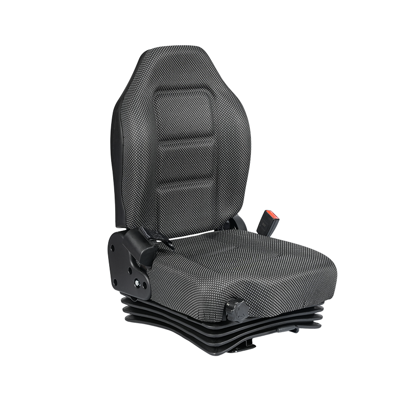 BF6-3 EN13490 IT1 certified reach truck seat with retractable seat belt & shock absorption&OPS switch for lithium battery forklifts Compatible with Hyster,Jungheinrich