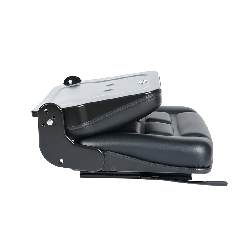 BF1-2 Cost-effective black vinyl folding backrest forklift seat for warehouse vehicle fleets