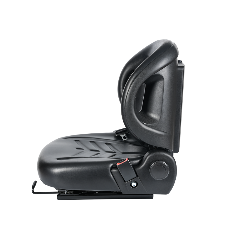 BF2-2 Universal Fit Flatbed Seat for Airport Tractors with 60° Recline, Retractable Seatbelt & Doc Box