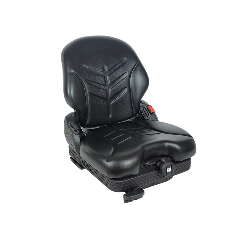 BF16M High-End Stepless Damping Forklift Seat, Full Suspension Adjustable Travel Modular Ergonomic Seat