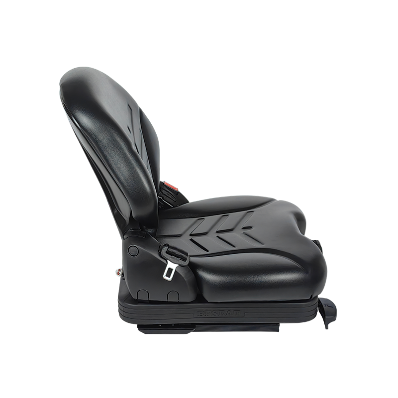 BF16M High-End Stepless Damping Forklift Seat, Full Suspension Adjustable Travel Modular Ergonomic Seat