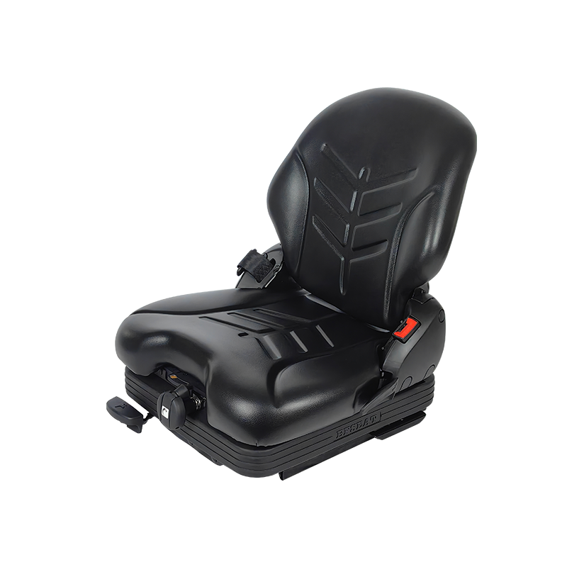 BF16M High-End Stepless Damping Forklift Seat, Full Suspension Adjustable Travel Modular Ergonomic Seat