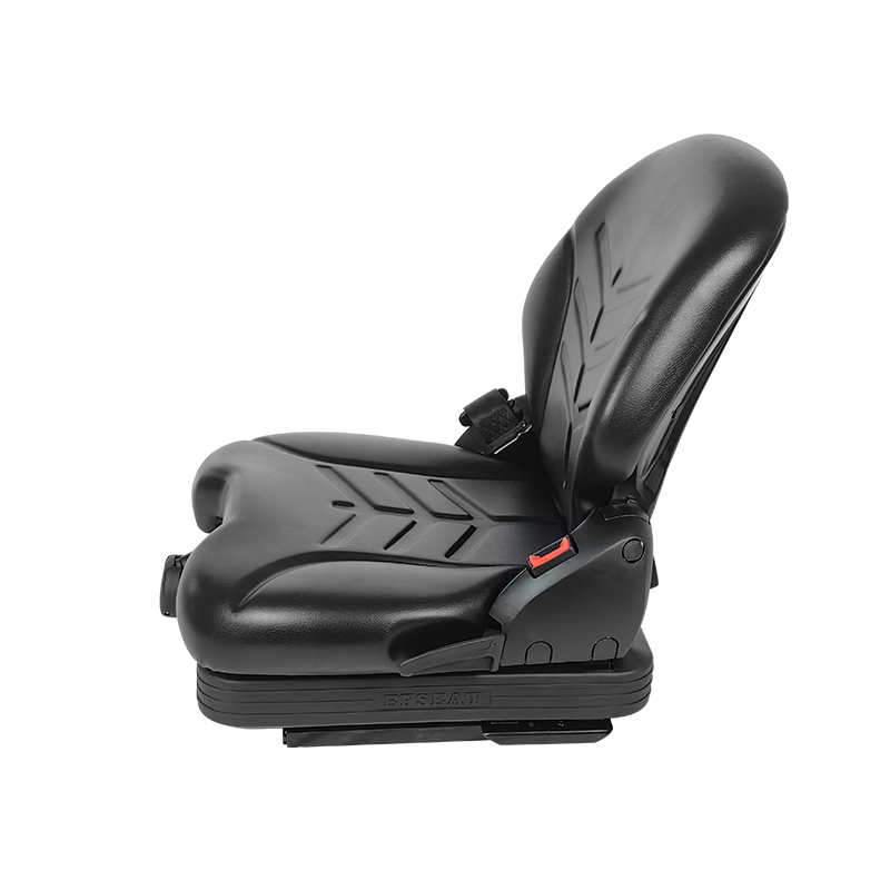 BF16M High-End Stepless Damping Forklift Seat, Full Suspension Adjustable Travel Modular Ergonomic Seat
