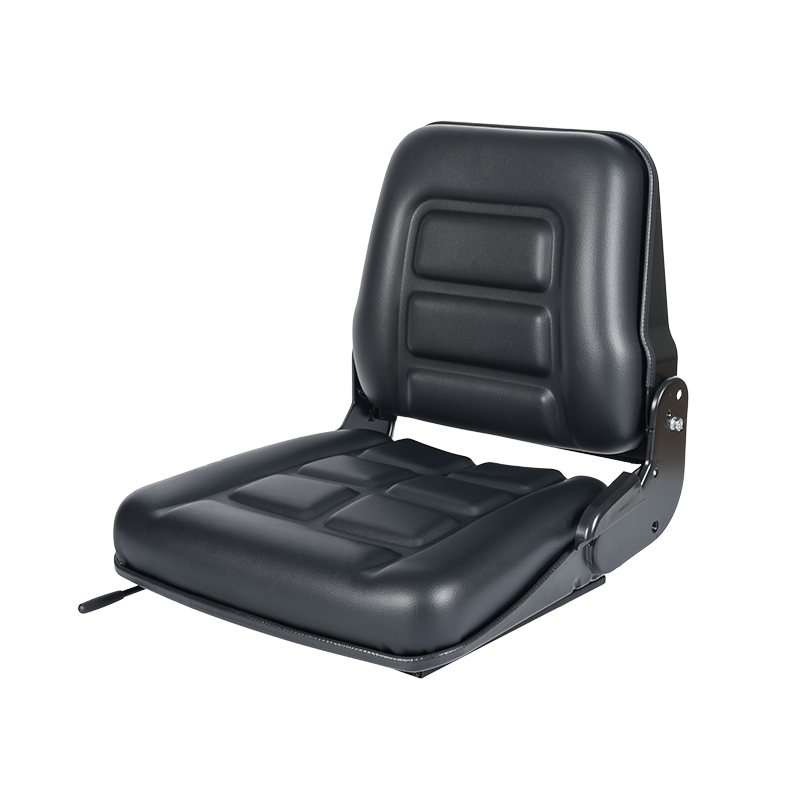 BF1-2 Foldable-Back Construction Machinery Seat for Compact Equipment Cabin Space Saving