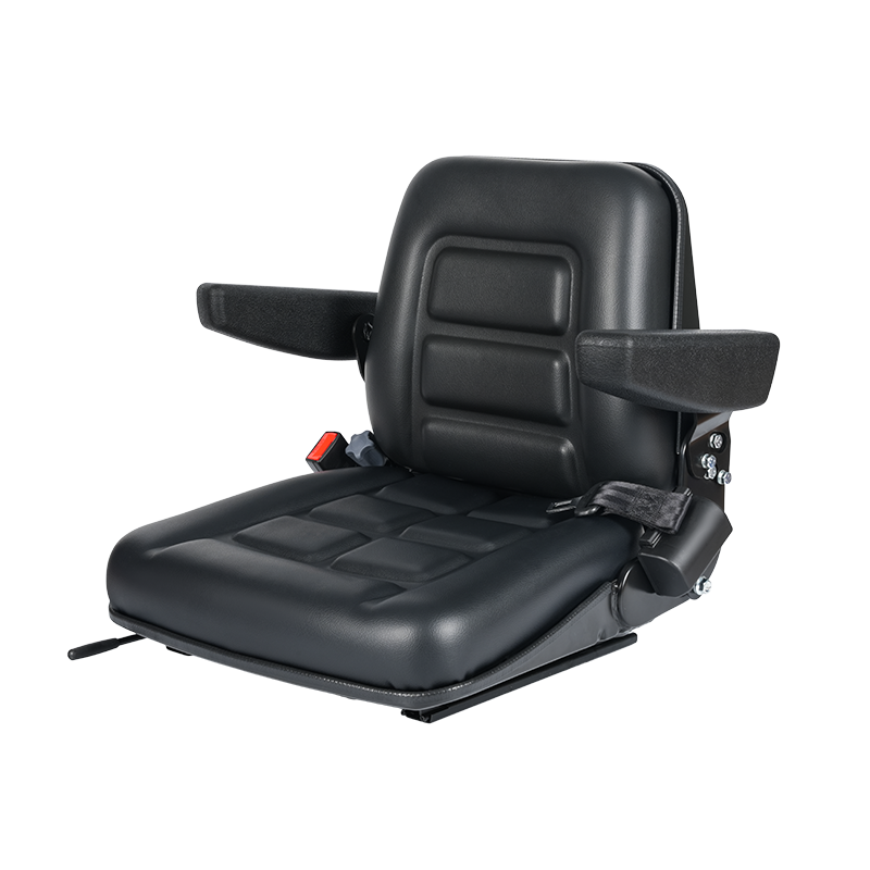 BF1-3ABCD Fully Equipped Mechanical Suspension Construction Seat with Armrests, Seatbelt, OPS & Pocket