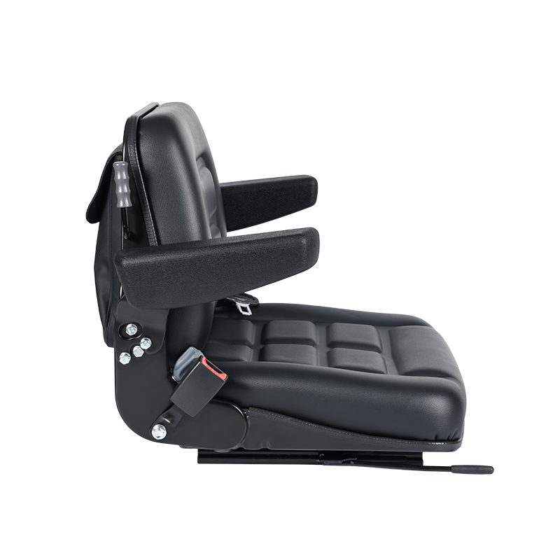 BF1-3ABCD Fully Equipped Mechanical Suspension Construction Seat with Armrests, Seatbelt, OPS & Pocket