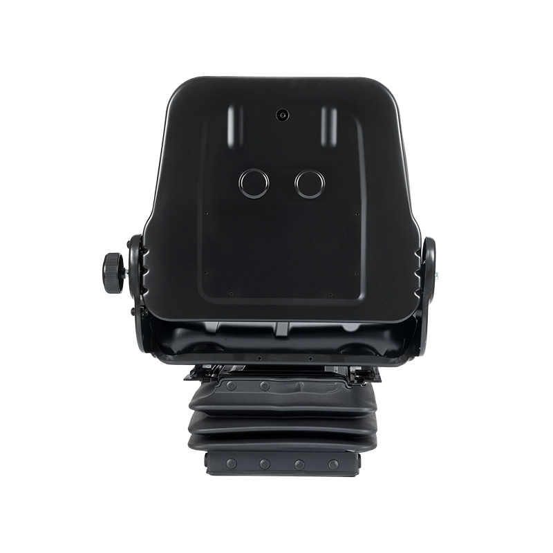 BF8-2+G180 Full-Suspension Construction Machinery Seat with Wide Tilt Backrest & 100mm Adjustable Shock Frame
